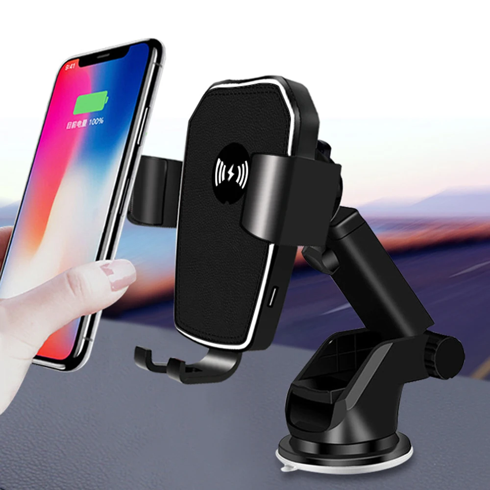 Беспроводное зарядное устройство для iPhone XS Max X XR 8 Plus автомобильное крепление