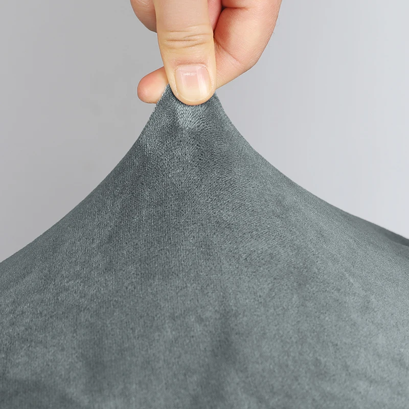 1/2/4/6 короткие бархатные задняя крышка стула (стрейч чехлов упругие сиденье чехлы