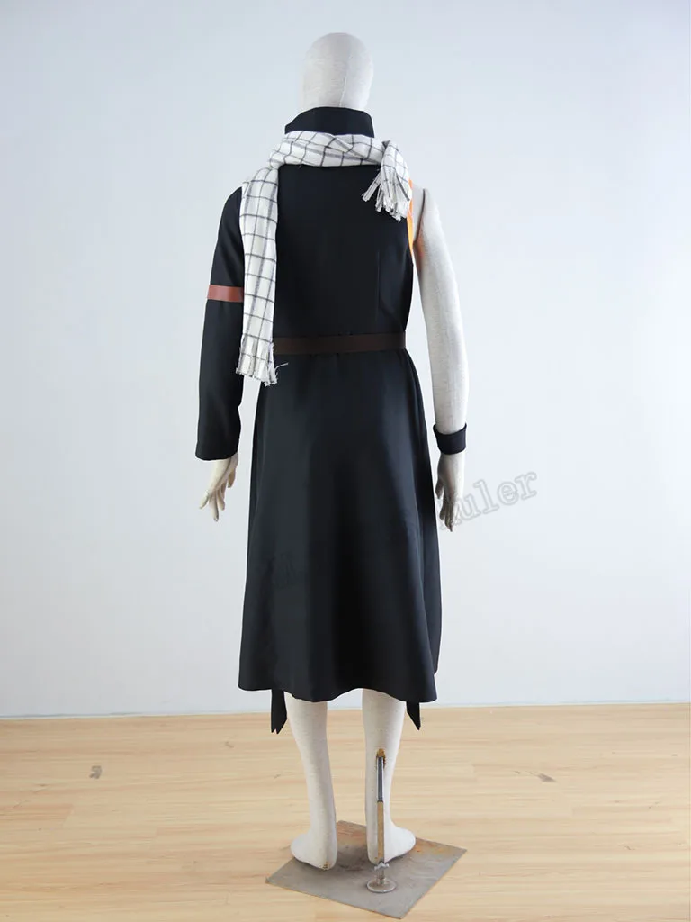 

New version Fairy Tail Natsu Dragneel Cosplay Costume Any Sizes With Scarf