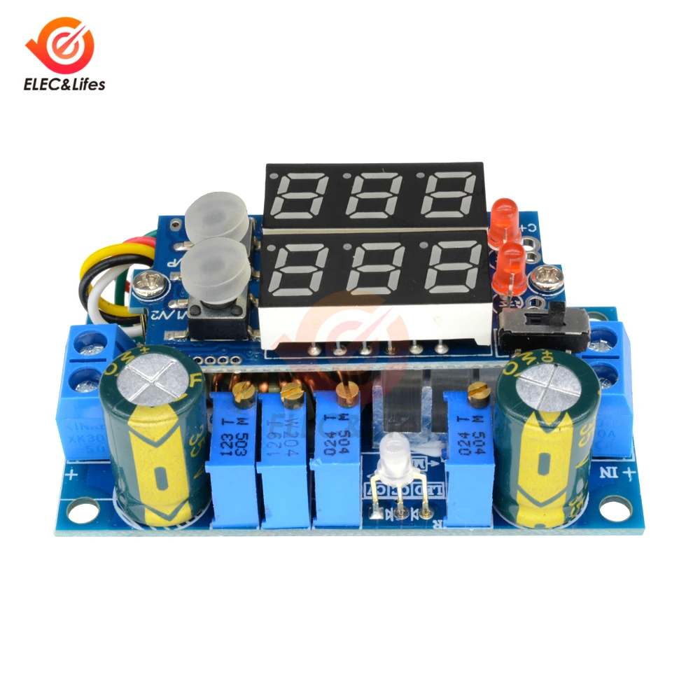 Понижающий модуль DC-DC 5A MPPT зарядного устройства постоянного напряжения цифровой