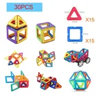 30 шт., детский Магнитный конструктор