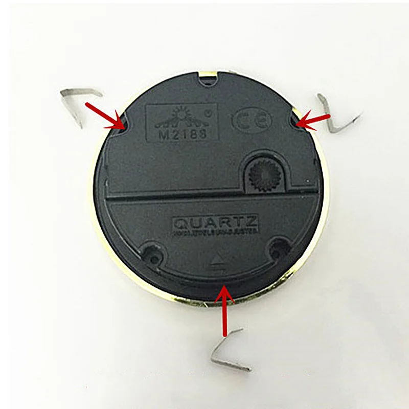 65 мм классические железные часы ремесла кварцевый механизм круглые с подсветкой