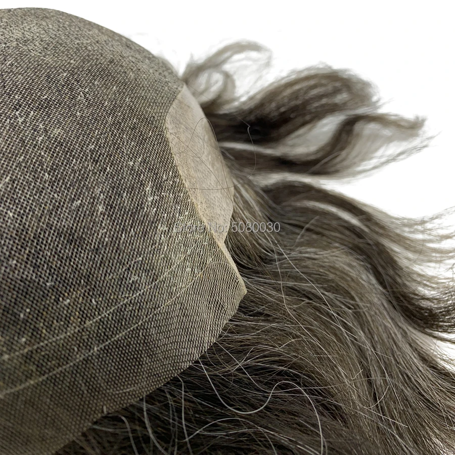 Изготовленный На Заказ maed toupee сварки моно кружева в верхней и передней мужской