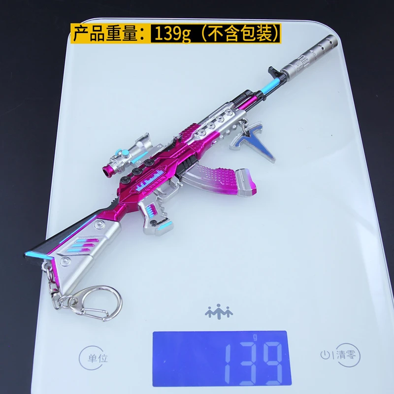 AKM Игрушечная модель пистолета винтовка Сплав Оружие Модель для взрослых и детей