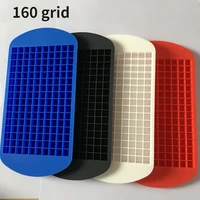 160 grid food grade silica gel ice lattice mold mini square silica gel ice grain ice lattice mold ice cube maker