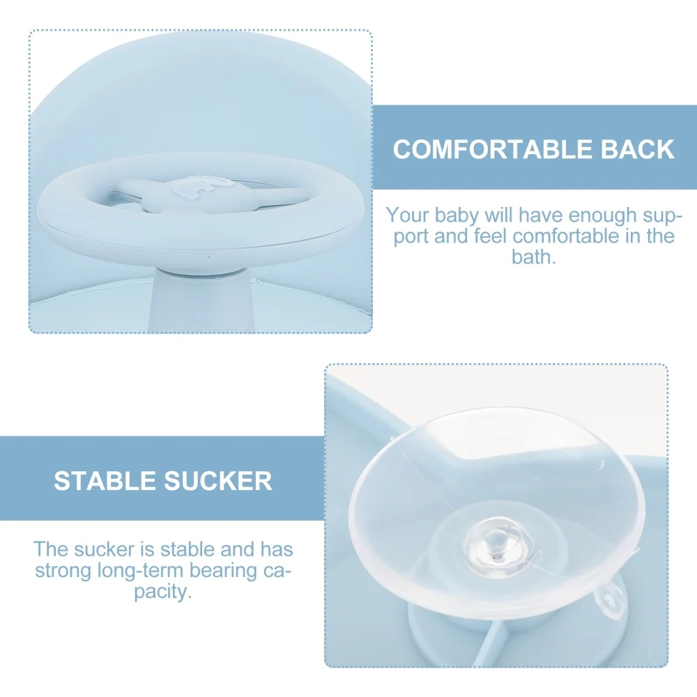 

Infant Toddler Bathing Seat Baby Bath Chair Bathtub Backrest Support Seat