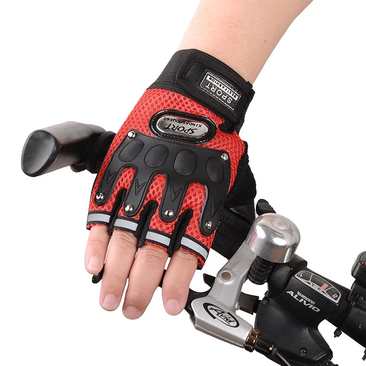 

Cycling Half-Finger Full-Finger Gloves Anti-Skid Outdoor Sunscreen Touch Screen Cycling Motorcycle Gloves Mesh Accessories