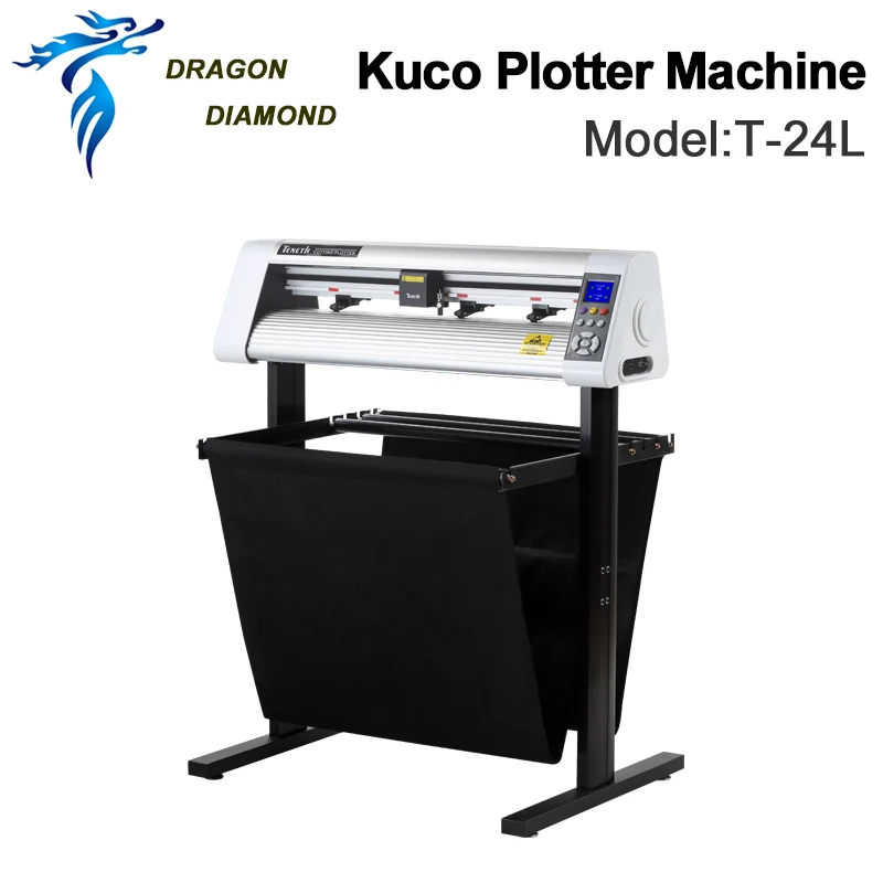 Виниловый стикер режущий плоттер T24L десятый с контурным режущим плоттером резак