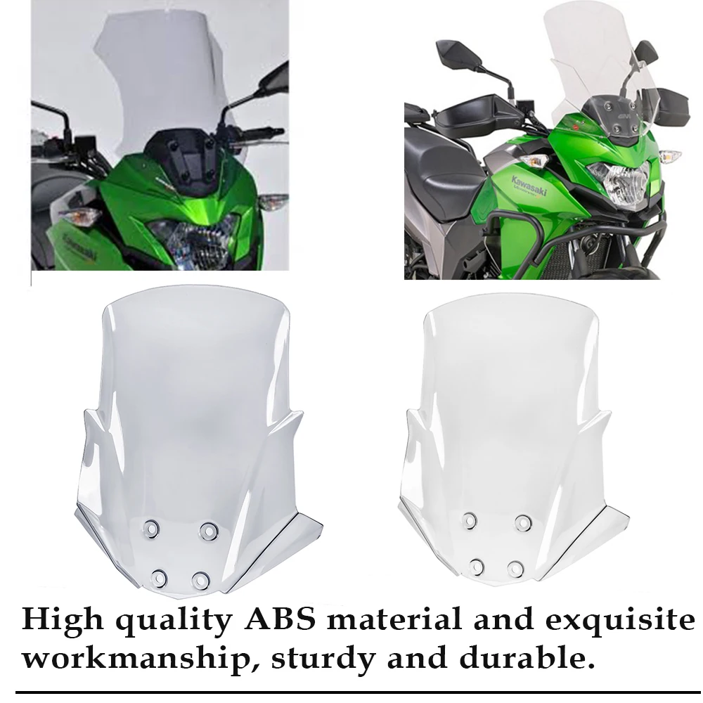 Ветровое стекло для Kawasaki Versys X 300 2017 2021 ветровое мотоцикла дымовые прозрачные