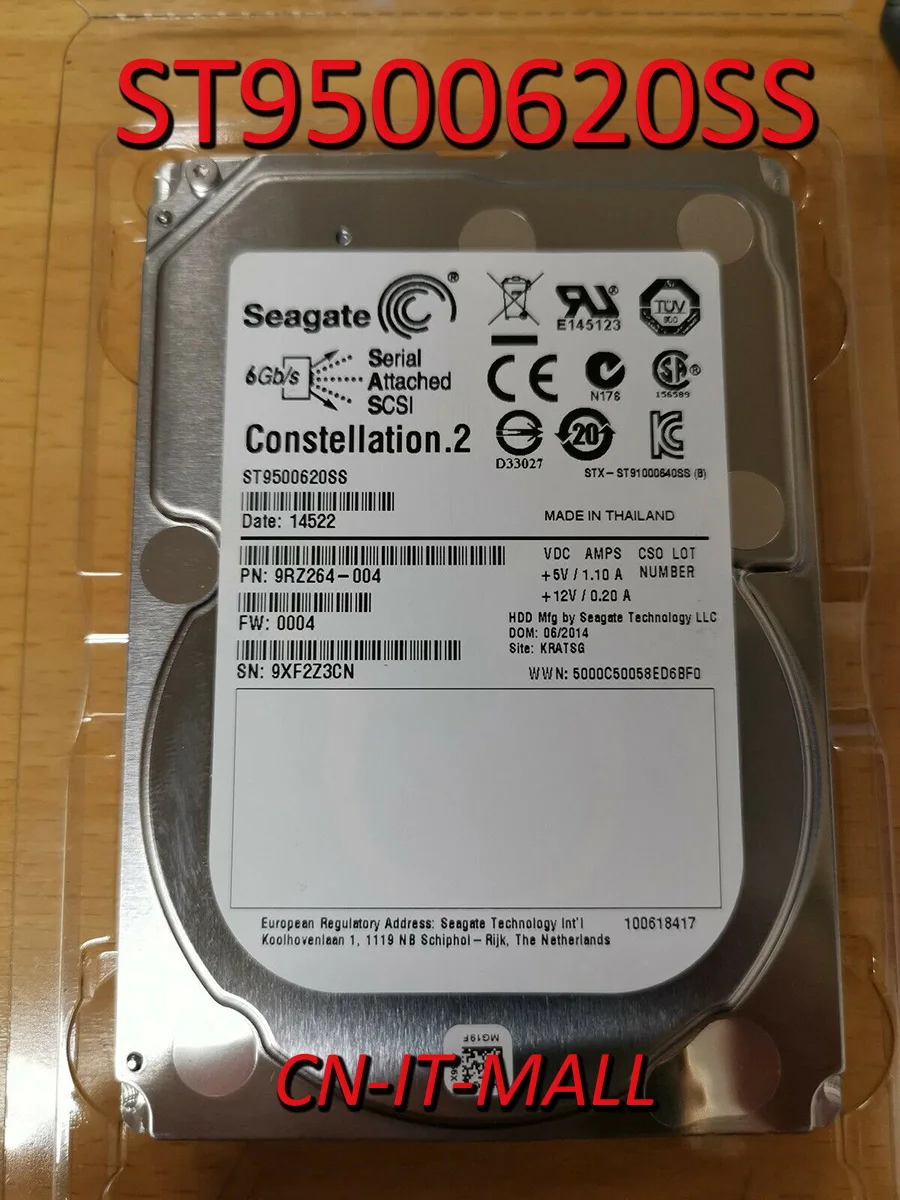 

Seagate Constellation.2 ST9500620SS 500GB 7200 RPM 64MB Cache SAS 6Gb/s 2.5" Internal Enterprise Hard Drive