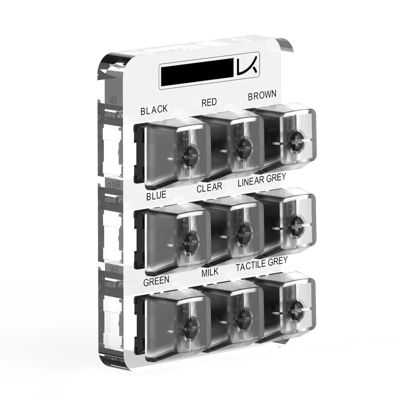 

Transparent Lettering Keycaps Testing Tool Cherry 9 MX Switches Keyboard Tester