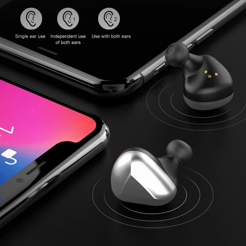 TWS 5 0 Bluetooth гарнитура Беспроводные наушники HIFI мини вкладыши Спортивная Гарнитура