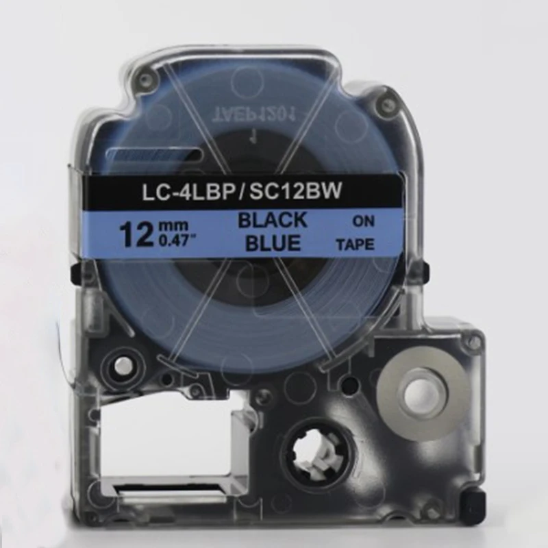 6 шт. ST12KW SS12KW комбо набор 12 мм кассетные заправки для Epson LabelWorks LC-4WBN9 LW-300 LW-500 LW-700 |