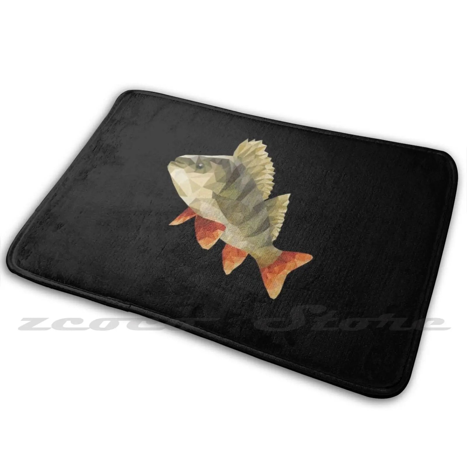 Ковер с изображением рыбок хорошо впитывающей влагу Non Slip Коврик у входной двери