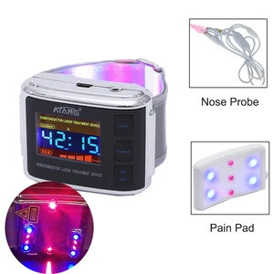 smart health products real techniques electro massager wearable devices laspot gd07 w 1 diabetic watch laser blood irradiation free global shipping