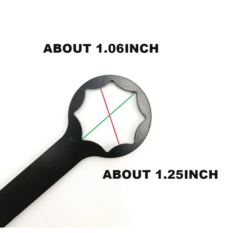 

Bicycle Fork Repair Tool XCR XCM XCT RST Preload Remove Install Wrench Bike Front Fork Damper Adjustment Knob Dual-use Wrench