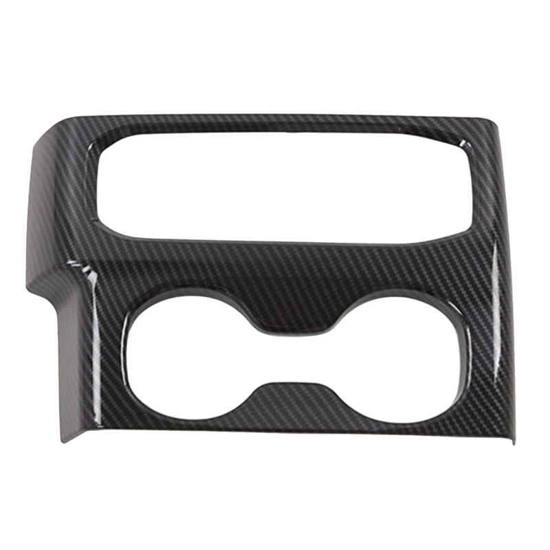 

for Hyundai Santa Fe 2019 2020 Carbon Fiber Trim Cup Holder Decorative Frame Decal Cover Sticker Cover