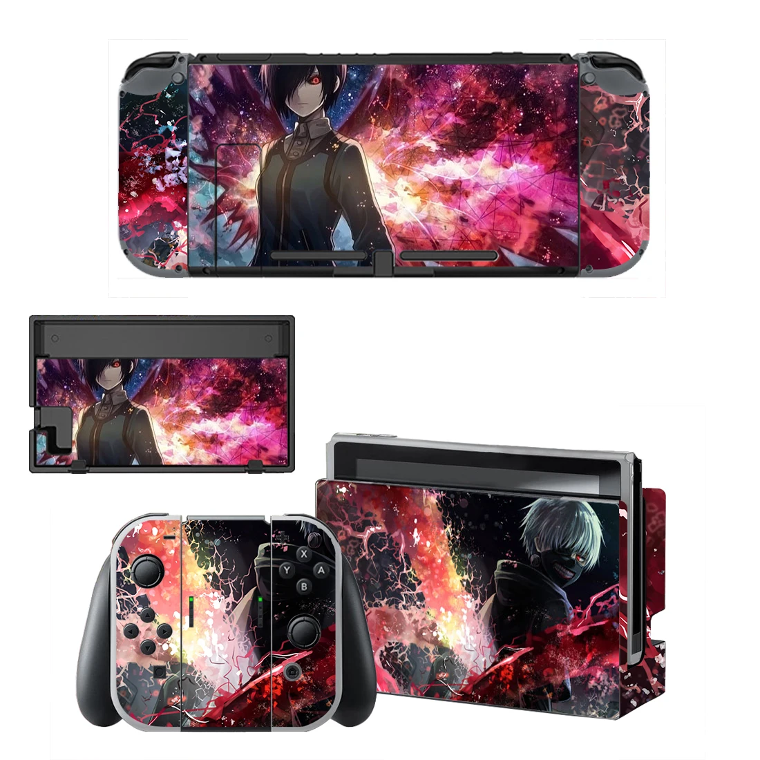 Tokyo Ghoul Nintendo Switch Skin Sticker NintendoSwitch stickers skins for Nintend Switch Console and Joy-Con Controller