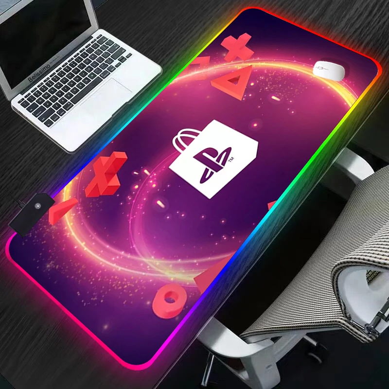 game console playstation ps4 gaming mouse pad super anime laptop keyboard pad large gaming mouse pad quality mousepad rgb anime free global shipping