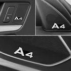 10 шт. 3D алюминиевый динамик стерео динамик значок эмблема наклейка для Audi A4 b6 b8 b7 b9 b5 аксессуары для стайлинга автомобиля