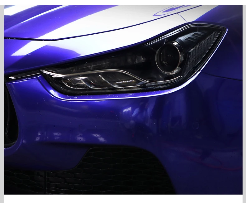 Lsrtw2017 ТПУ прозрачный черный Автомобильная фара Защитная пленка для Maserati Levante GHIBLI