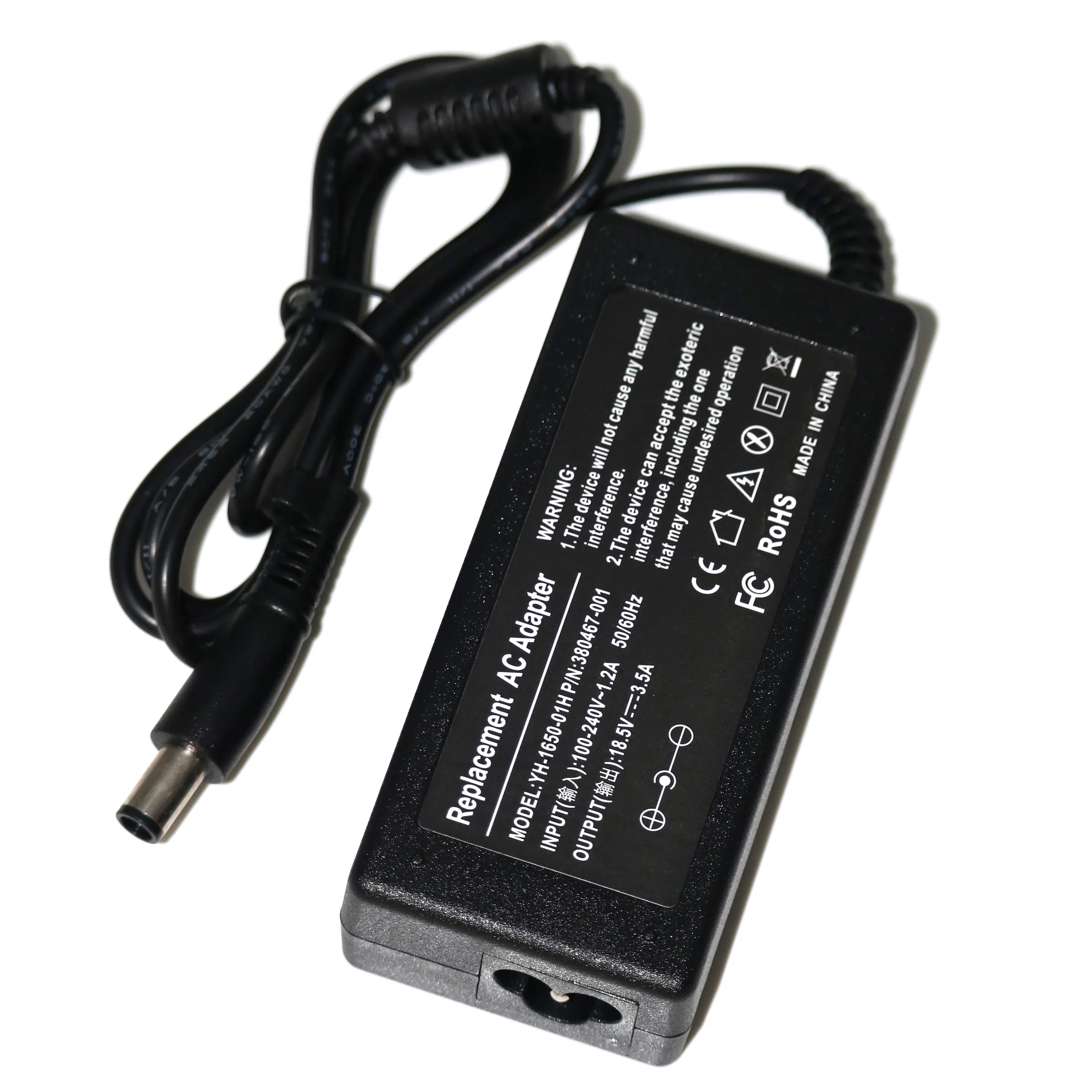 

18.5V 3.5A 65W Laptop/Notebook Power Charger Adapter for HP Pavilion G6 G56 CQ60 DV6 G50 G60 G61 G62 G70 G71 G72