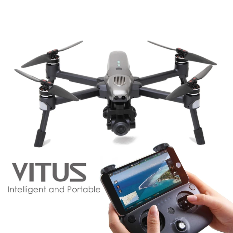 Профессиональная воздушная Смарт WI-FI FPV дрона с дистанционным управлением Вита 320 3-осевой и портативный монопод с шарнирным замком в формате 4K UHD, Камера инфракрасный избегание AR игра