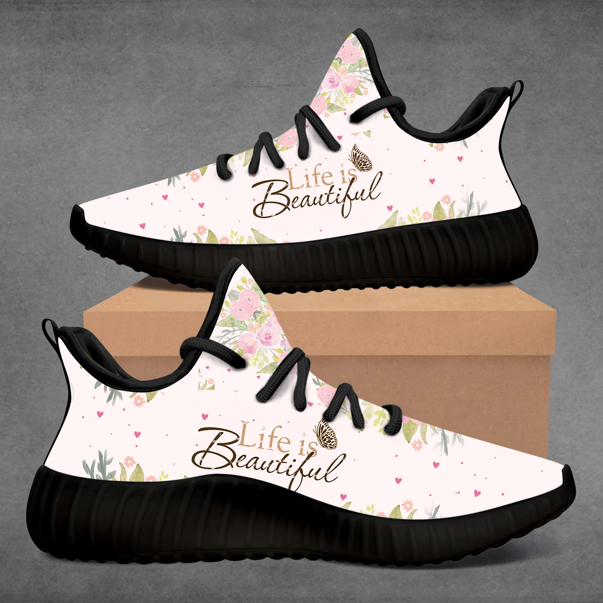 

To Map Custom Life-is-beautiful Star High-quality Sports Shoes