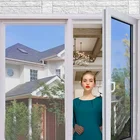 Пленка для окон, пленка с защитой от ультрафиолетовых лучей, декоративная Защитная Наклейка для окон, матовая самоклеящаяся пленка для окон, домашняя