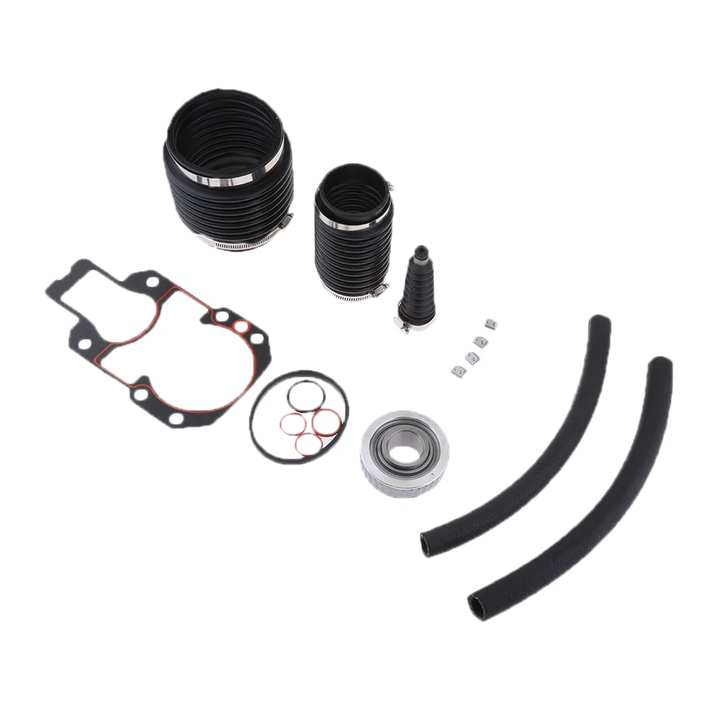 

1 Set Transom Bellows Repair Reseal Kit For MerCruiser Alpha One Generation 1997-1990 U" Joint Exhaust/Shift Bellow Water Hose