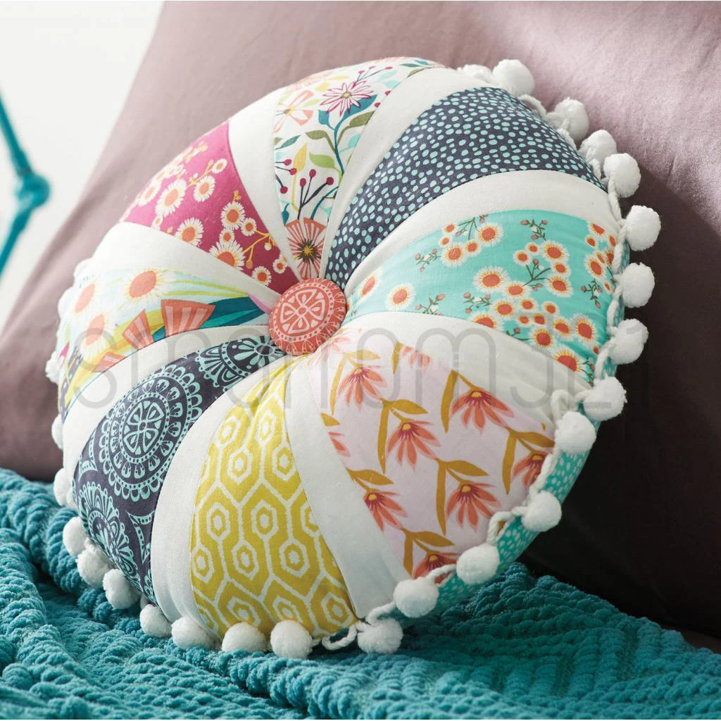 Жаккардовая лента с бахромой в этническом стиле 1 ярд помпоном и шариковой