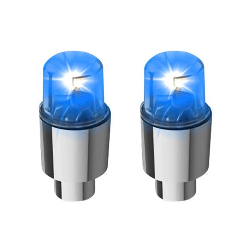 

1 Pair Bike LED Tire Valves Stem Neon Light Auto Accessories Bicycle Tyre Waterproof Outdoor Cycling Flashlight D2TC