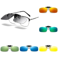 polarized clip sunglasses unisex retro glasses clip can flip sunglasses polarized sunglasses mens driving sunglasses clips