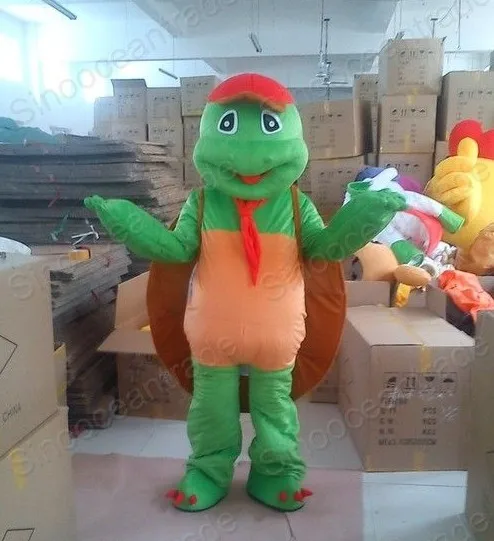Модный дизайн Г н Черепашки ниндзя талисман костюм День Святого Валентина