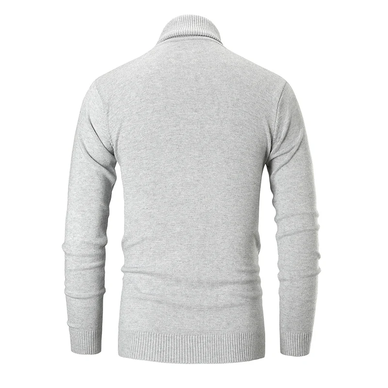 Свитер Mirecoo мужской с высоким воротом водолазка перьями в стиле Харадзюку