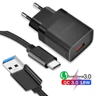 Кабель USB Type-C для быстрой зарядки, 18 Вт, QC 3,0 QC3.0