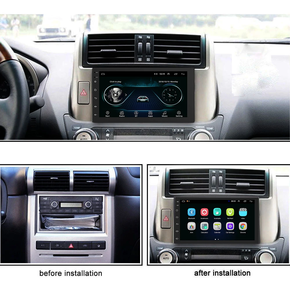 Автомагнитола AMPrime 1 Din с GPS мультимедийный проигрыватель MP5 экраном 7 'ɲ.5D для