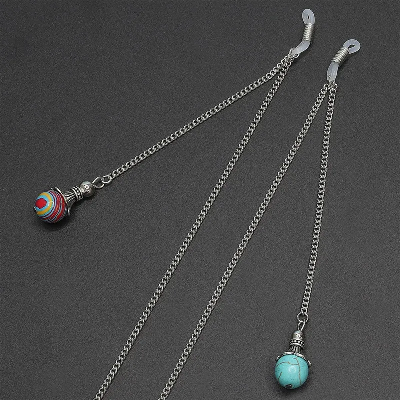 Цепочка для очков Imixlot мужчин и женщин из натурального синего камня | Аксессуары