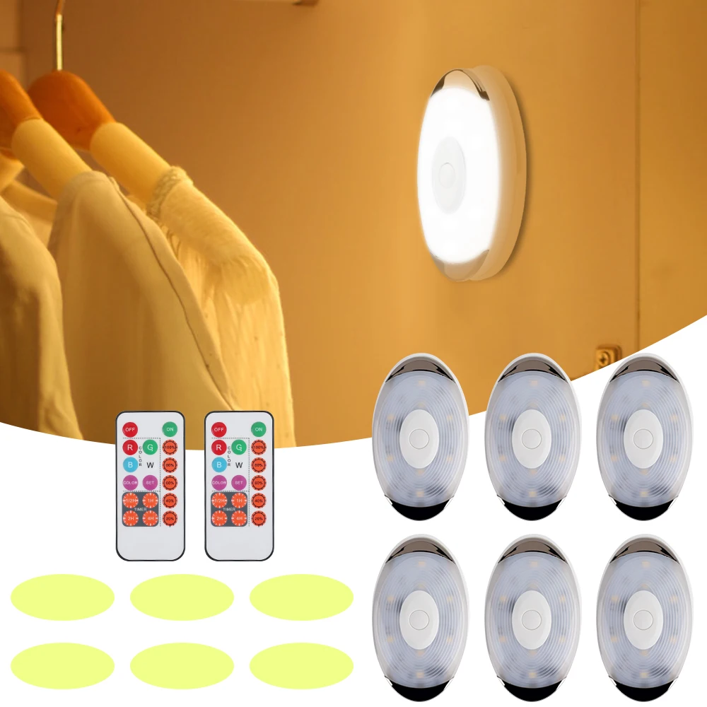 Умная беспроводная сенсорная светодиодная подсветка под шкаф для кухни спальни