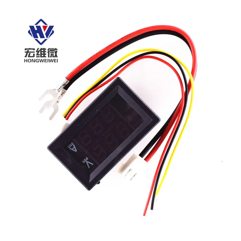 

DC 0-100V 10A Voltmeter Ammeter LED Amp Red Blue Dual Digital Meter Voltage Current Meter Tester Voltage Indicator Instruments