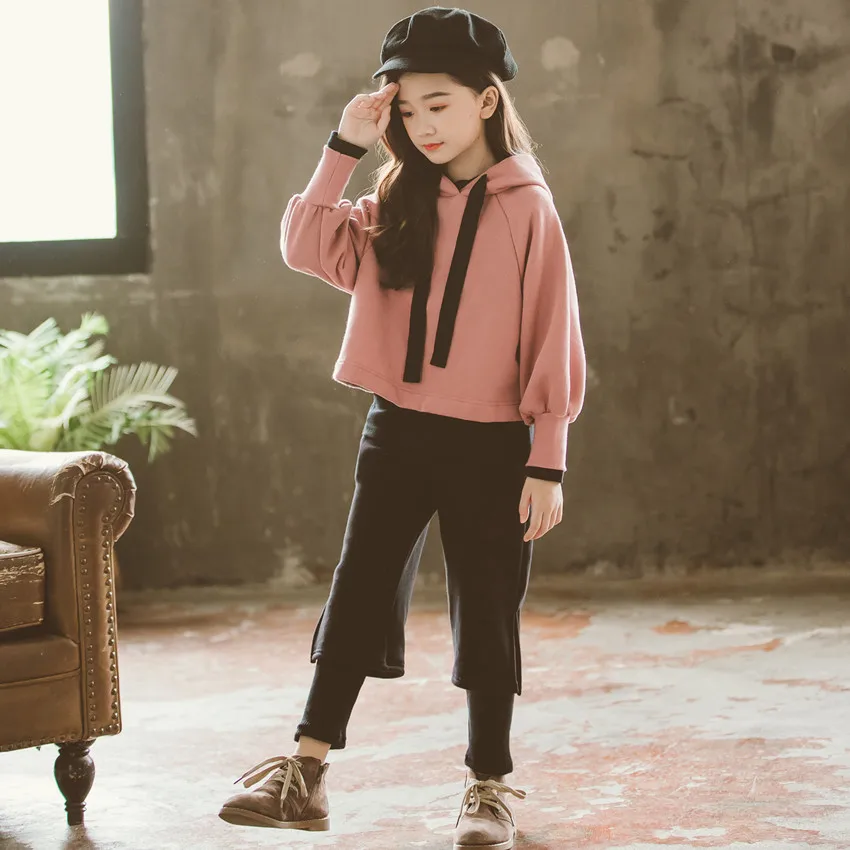 Осенне-зимний свитер для девочек; детские свитера; повседневные Бархатные Топы для детей; футболка с длинными рукавами; одежда для детей-подростков
