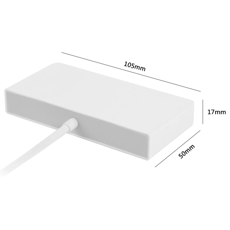 

4-In-1 C-Type HUB USB 3.1 to RJ45 4K Video HDMI 2 5Gbps USB 3.0 Adapter for Computer PC Tablet Splitter Converter