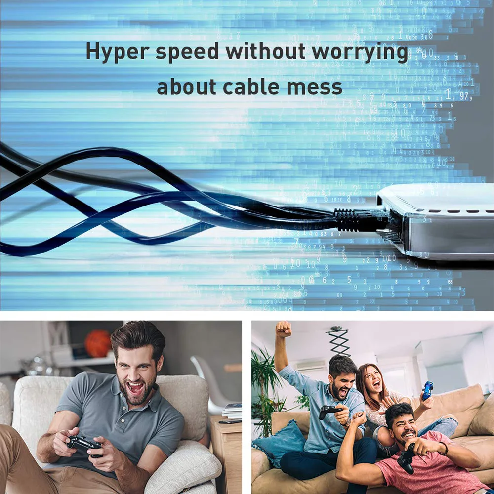 Сетевой кабель Cat 8 LAN Cat8 Rj45 скорость Ethernet 40 Гбит/с 2000 МГц 26AWG для маршрутизатора