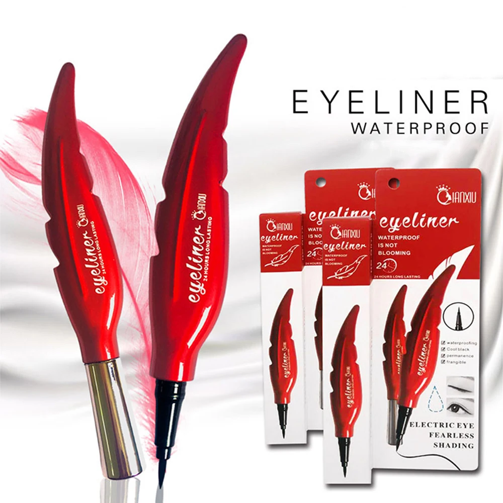 Manooby цветная подводка для глаз модная черная Водостойкая Подводка жидкая