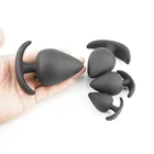 Анальная пробка, задняя пробка, товары для взрослых, массажер простаты, интимные игрушки для женщин, анальные пробки, анальные шарики, секс-шоп, силикон