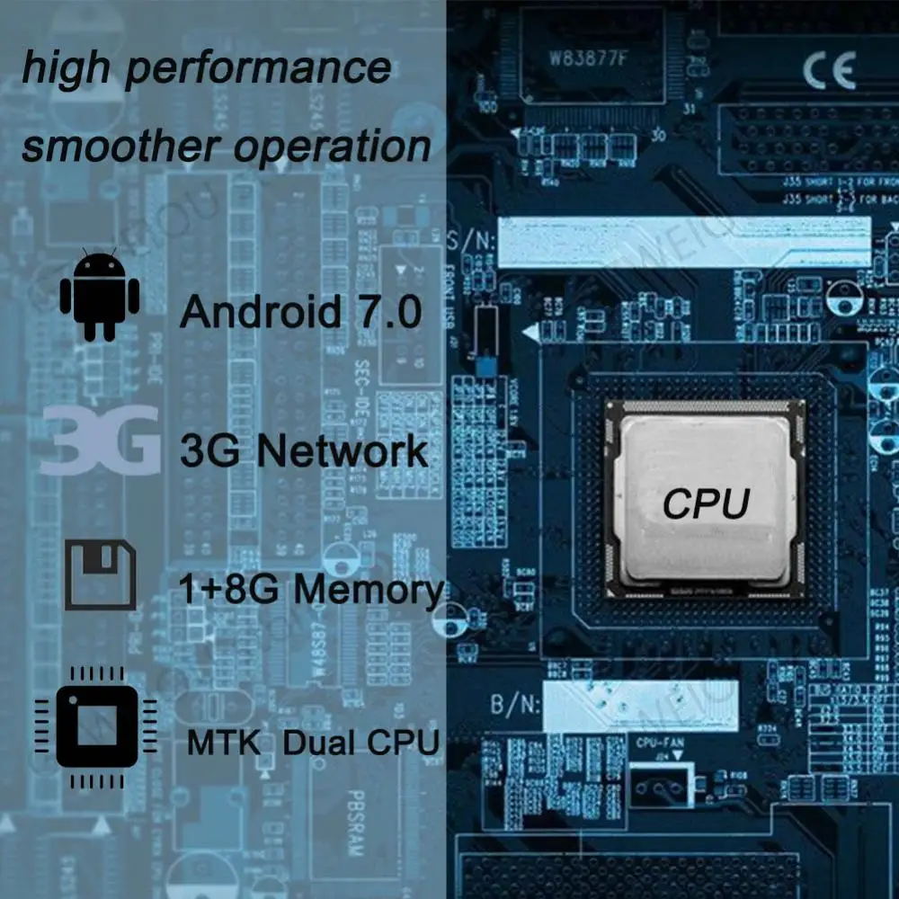 PDA Android 7 0 Bluetooth Термальный чековый принтер 58 мм 3G WiFi мобильный заказ POS-терминал с