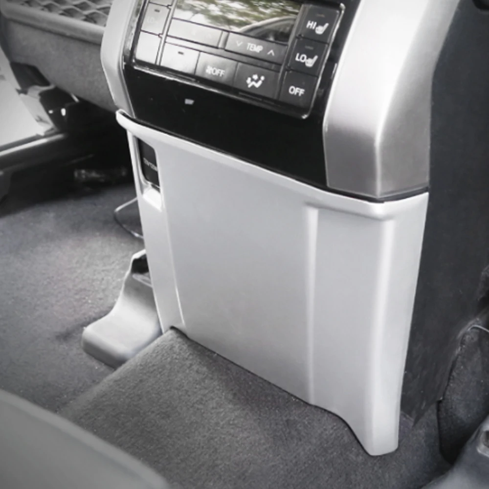 Для Toyota Land Cruiser Prado 150 2010- автомобиль обратно, устанавливаемое на вентиляционное отверстие в салоне автомобиля розетки Панель крышка обрезки Стикеры интерьерные аксессуары