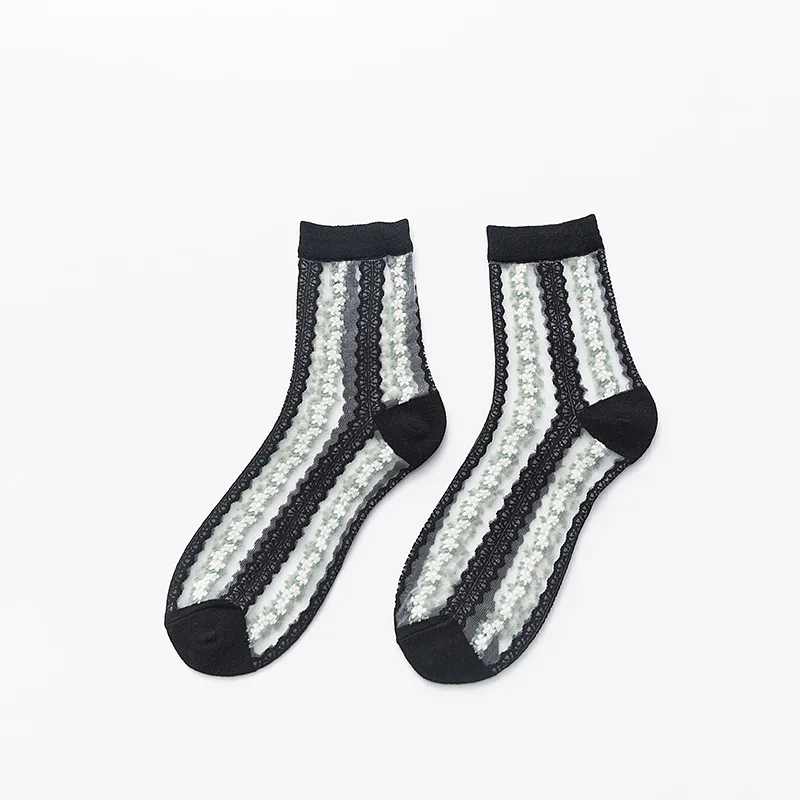 Женские носки модные прозрачные шелковые сверхтонкая жесткая накладка на заднюю