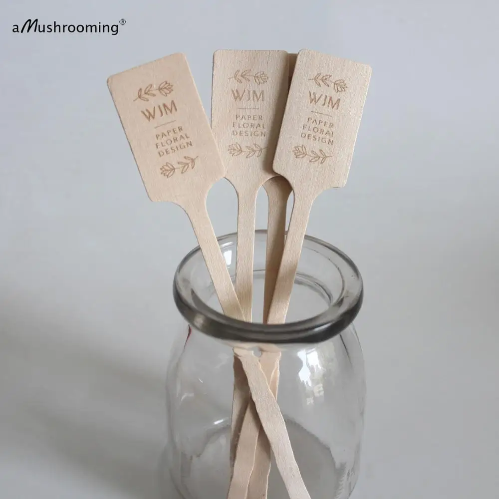 Пользовательские деревянные палочки с Логотипом гравировка коктейлей
