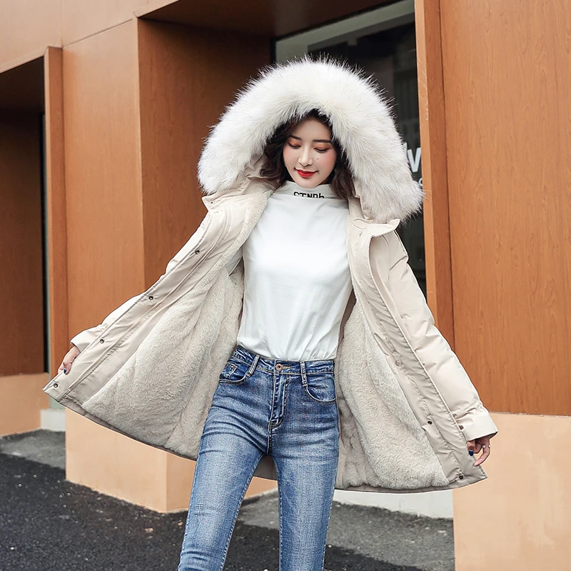 

Pai overcome women's short winter 2021 new cotton jacket Korean version loose little man plus velvet cotton work jacket